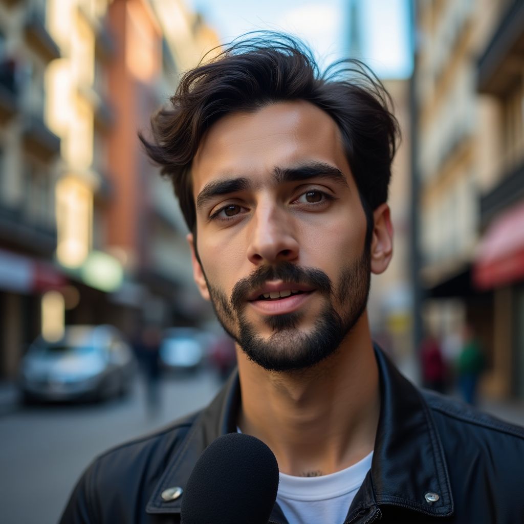 Foto de periodista económico